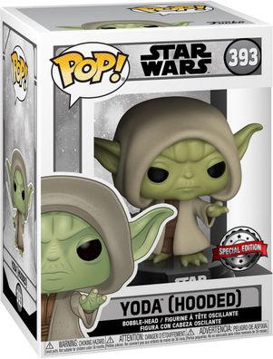Star Wars - Yoda (Hooded) 393 Special Edition - Funko Pop! - Vinyl Figur