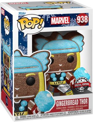 Marvel - Gingerbread Thor 938 Special Edition Diamond - Funko Pop! - Vinyl Figur