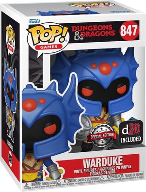 Dungeons & Dragons - Warduke 847 Special Edition D20 included - Funko Pop! - Vin