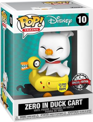 Disney Nightmare before Christmas - Zero in Duck Cart 10 Special Edition Glows i
