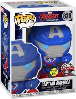Marvel Avengers Mech Strike - Captain America 829 Special Edition Glows - Funko