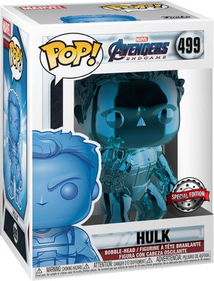 Marvel Avengers Endgame - Hulk Chrome blue 499 Special Edition - Funko Pop! - Vi