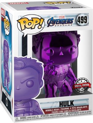 Marvel Avengers Endgame - Hulk Chrome purple 499 Special Edition - Funko Pop! -