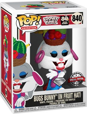 Looney Tunes - Bugs Bunny (In Fruit Hat) 840 Diamond Special Edition - Funko Pop