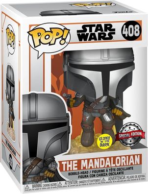 Star Wars - The Mandalorian 408 Special Edition Glows in the Dark - Funko Pop! -