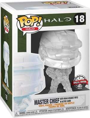 Halo - Master Chief with Ma 40 Assault Rifle in Active Camo 18 Special Edition -
