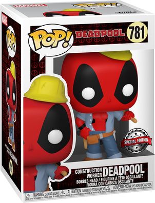 Marvel Deadpool - Deadpool Construction Worker 781 Special Edition - Funko Pop!