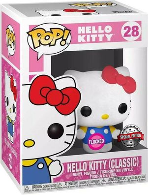 Hello Kitty - Hello Kitty (Classic) 28 Flocked Special Edition - Funko Pop! - Vi