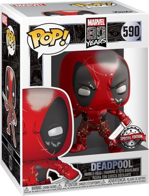 Marvel 80 Years - Deadpool 1st Appearance 590 Special Edition - Funko Pop! - Vin