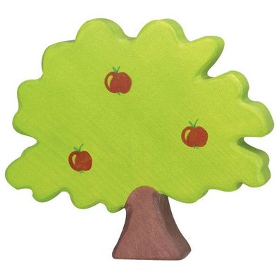 Holztiger Apfelbaum - Handarbeit - Baum Bäume Bauernhof Goki Spielfigur
