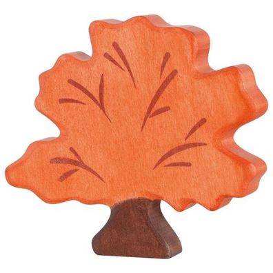 Holztiger Herbstbaum - Handarbeit - Baum Bäume Bauernhof Goki Spielfigur