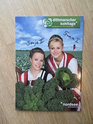 Kohlregentinnen Sonja II. & Freia I. - handsignierte Autogramme!!!