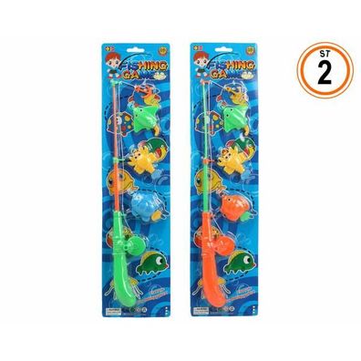 Satz mit Fischen Bunt 2 Stück