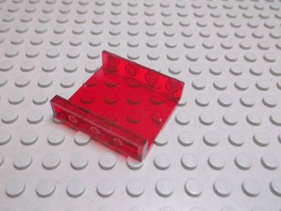 Lego 1 Panel 1x4x3 ohne Löcher transparent rot 4215b Set 4748