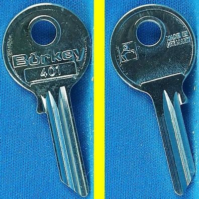 Schlüsselrohling Börkey 401 für Lips Profil 21 Möbelzylinder und Stahlschränke