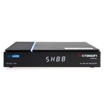 Octagon SX88 V2 WL 4K UHD Sat IP-Receiver (Linux E2 + Define OS, DVB-S2, WiFi)