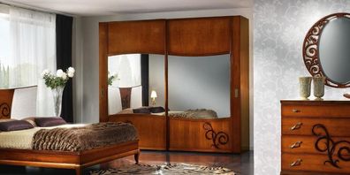 Kleiderschrank Wandschrank mit Schiebetüren Schrank Schränke Modern Schlafzimmer