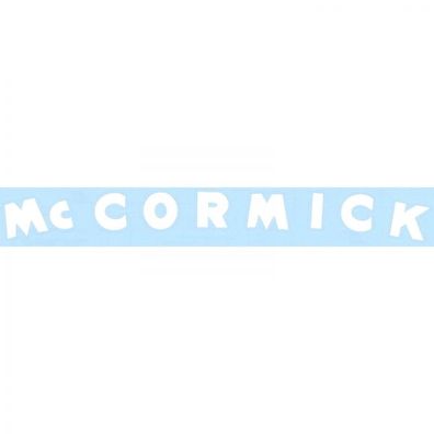 IHC International McCormick Sitzschale Traktor Aufkleber Klebefolie weiß