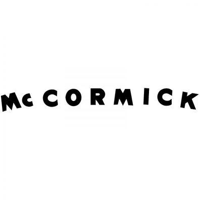 IHC International McCormick Sitzschale Traktor Aufkleber Klebefolie schwarz