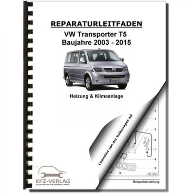 VW Transporter T5 2003-2015 Heizung Belüftung Klimaanlage Reparaturanleitung