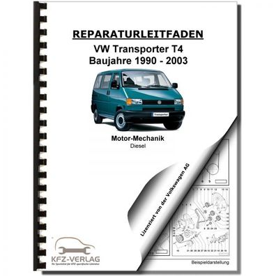 VW Transporter T4 1990-2003 2,4/2,5l Dieselmotor TDI 75-150PS Reparaturanleitung