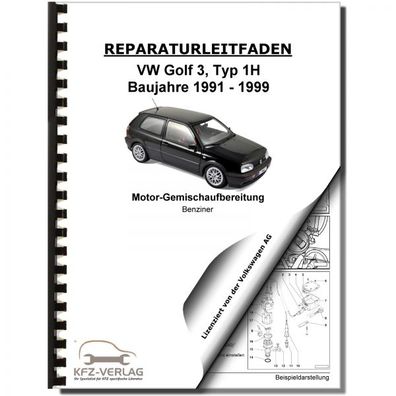 VW Golf 3 Typ 1H 1991-1999 1AV Einspritz- und Zündanlage 1,6l Reparaturanleitung