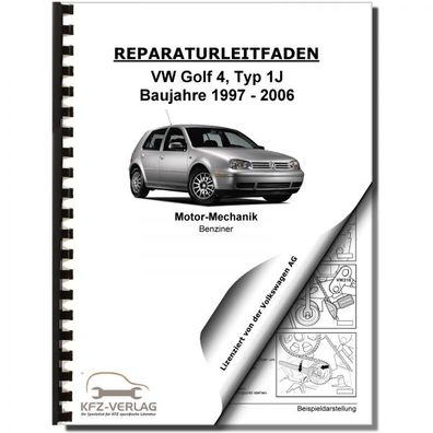VW Golf 4 1J (97-06) 4-Zyl. 1,6l Benzinmotor 100 PS Mechanik Reparaturanleitung