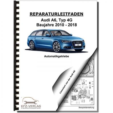 Audi A6 Typ 4G 2010-2018 8 Gang 0BK Automatikgetriebe 4WD AWD Reparaturanleitung