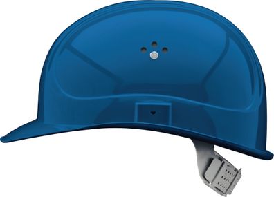 Schutzhelm INAP-Master 6 (Pkt.) signalblau PE EN 397 30 Helme im Krt. VOSS