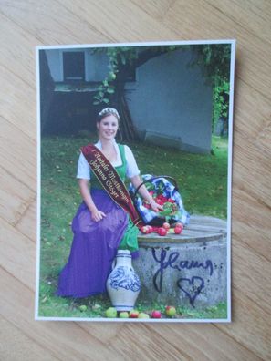 1. Rottaler Mostkönigin 2015-2017 Johanna Stöger - handsigniertes Autogramm!!!