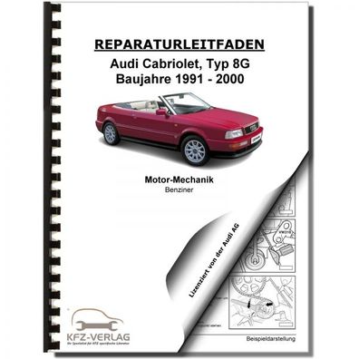 Audi Cabriolet 1991-2000 2,3l Benzinmotor 133 PS Mechanik Reparaturanleitung