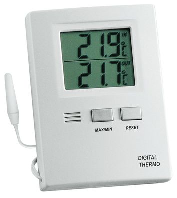 Thermometer Messber. auß.-50 b.70GradC/ in.-10 b.60GradC H85xB60xT15mm Ku.