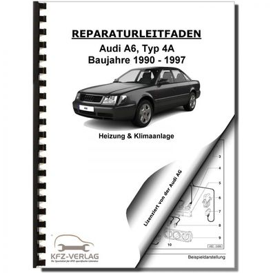 Audi A6 Typ 4A 1990-1997 Heizung Belüftung Klimaanlage Reparaturanleitung