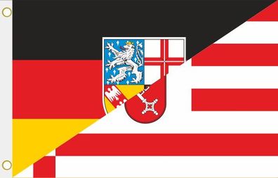 Fahne Flagge Saarland - Bremen Hissflagge 90 x 150 cm