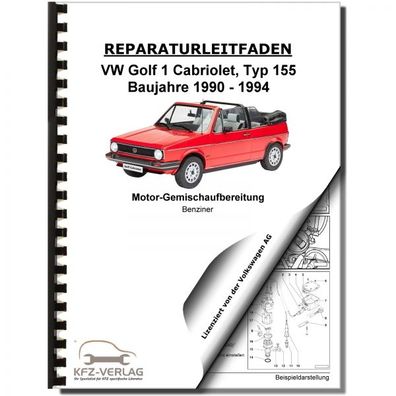 VW Golf 1 155 Cabrio 90-94 Digifant Zünd/ Einspritzanlage 1,8l Reparaturanleitung