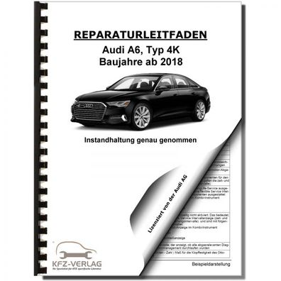 Audi A6 Typ 4K ab 2018 Instandhaltung Inspektion Wartung Reparaturanleitung
