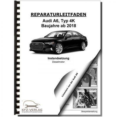 Audi A6 Typ 4K ab 2018 Instandsetzung 4-Zyl. 2,0l Dieselmotor Reparaturanleitung