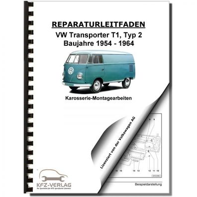 VW Transporter T1 1954-1964 Karosseriearbeiten Innen Außen Reparaturanleitung
