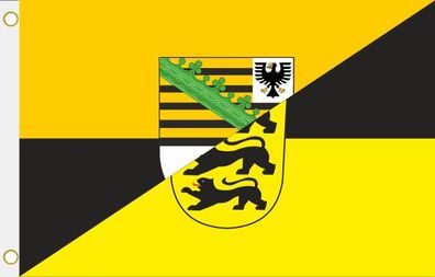 Fahne Flagge Sachsen-Anhalt-Baden-Württemberg Hissflagge 90 x 150 cm