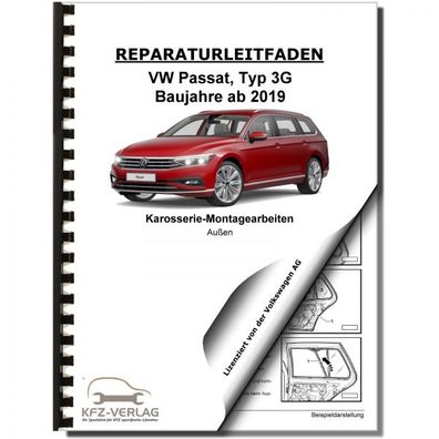 VW Passat 8 Variant ab 2019 Außen Karosserie Montagearbeiten Reparaturanleitung