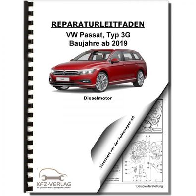 VW Passat 8 3G ab 2019 1,6l 2,0l Dieselmotor TDI 110-190 PS Reparaturanleitung