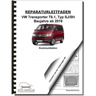 VW Transporter T6.1 ab 2019 Radio Navigation Kommunikation Reparaturanleitung
