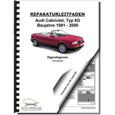 Audi Cabriolet 1991-2000 Eigendiagnose Karosserie Reparaturanleitung