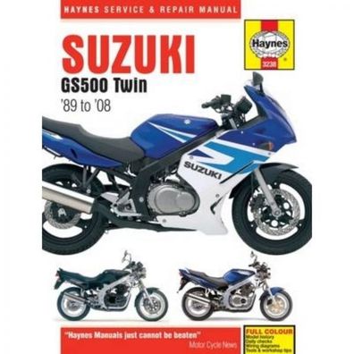 Suzuki GS500 Twin Motorrad (1989-2008) Reparaturanleitung Haynes