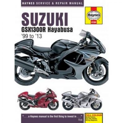 Suzuki Motorrad GSX1300R Hayabusa (1999-2013) Reparaturanleitung Haynes