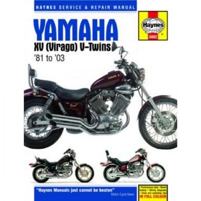 Yamaha Motorrad XV Virago V-Twins (1981-2003) Reparaturanleitung Haynes