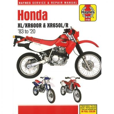 Honda Motorrad XL/ XR600R und XR650L/ R (1983-2020) Reparaturanleitung Haynes