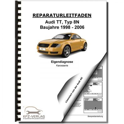 Audi TT Typ 8N 1998-2006 Eigendiagnose Karosserie Reparaturanleitung