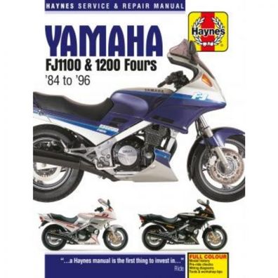 Yamaha Motorrad FJ1100 und 1200 Fours (1984-1996) Reparaturanleitung Haynes