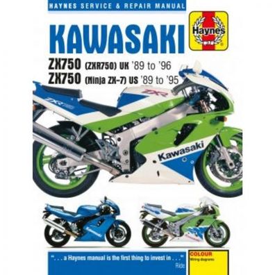 Kawasaki Motorrad ZX750 (1989-1996) Reparaturanleitung Haynes